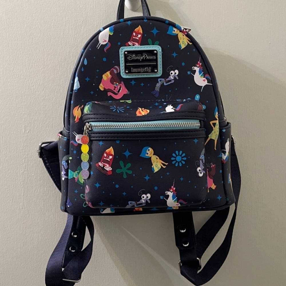 Loungefly Disney Pixar Colorful Character Backpack